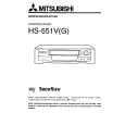 MITSUBISHI HS-551V Owners Manual
