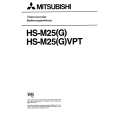 MITSUBISHI HS-M25(G) Owners Manual